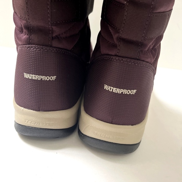 Columbia Minx IV Waterproof Winter Boots Size 8 Omni-Heat Faux Fur Burgundy NWOB - Picture 8 of 10